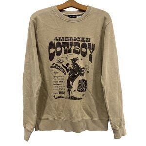 Zutter USA American Cowboy Sweater Size Small Crewneck Pullover French Terry NEW